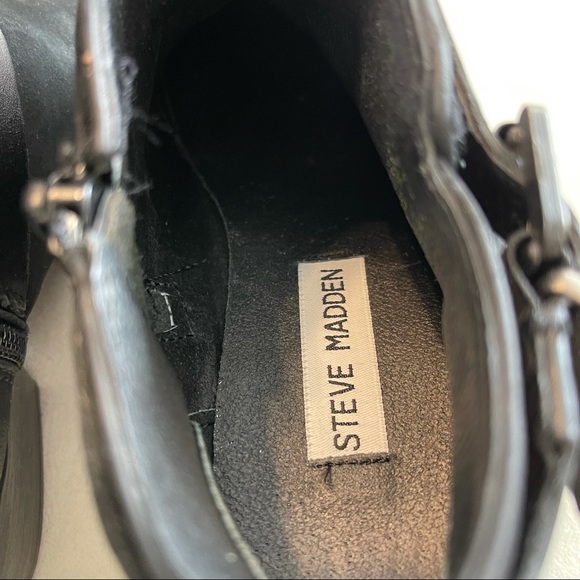 NWOT Steve Madden Regent Leather Booties - Picture 16 of 16